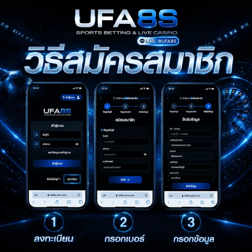 วิธีสมัครสมาชิก UFABET
